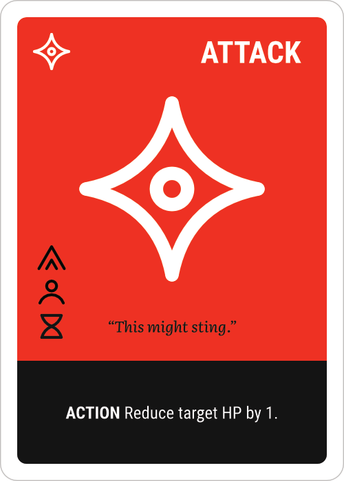 Attack Rune Card Front
